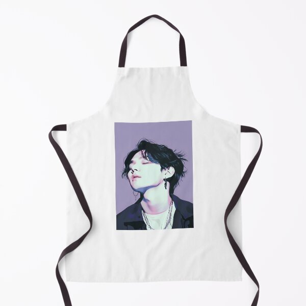 Item preview, BTS Suga Yoongi Purple Illustration Drawing  designed and sold by IdolinkEmporium.
