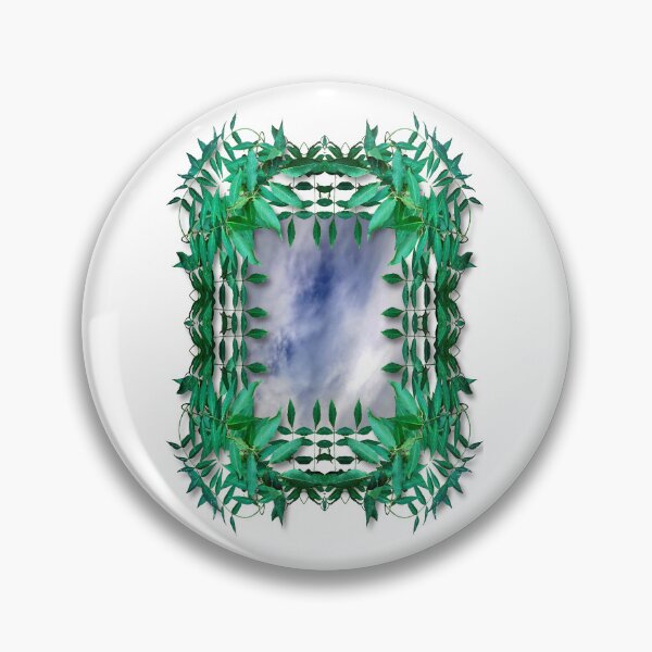 Item preview, Pattern of Ash leaves framing a cloudy sky designed and sold by Robin3DT.