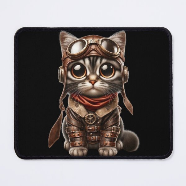 Item preview, aviator cat designed and sold by 2enmasKarados.