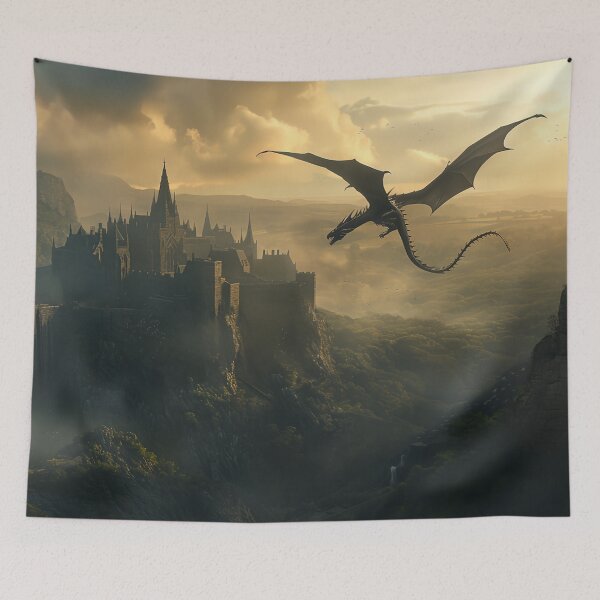 Item preview, Cinematic Dragon: Dramatic Medieval Dark Fantasy  designed and sold by Fantasy Masterpiece.