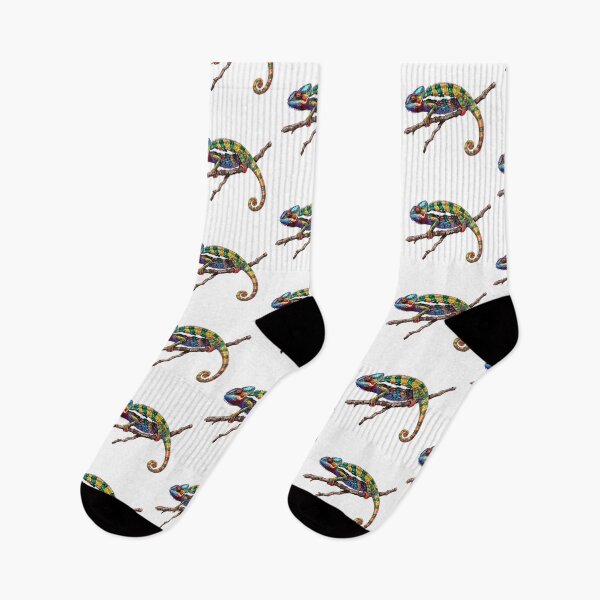 Item preview, Panther chameleon clings to a branch, bright and beautiful colors. #2 designed and sold by kizenya.
