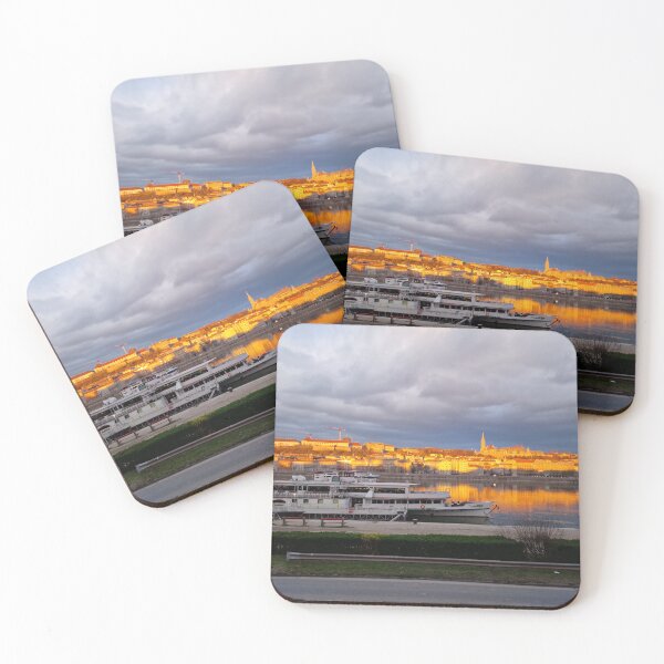 Item preview, Budapest Sunrise with Danube and Cloudy Sky designed and sold by Gaboro.
