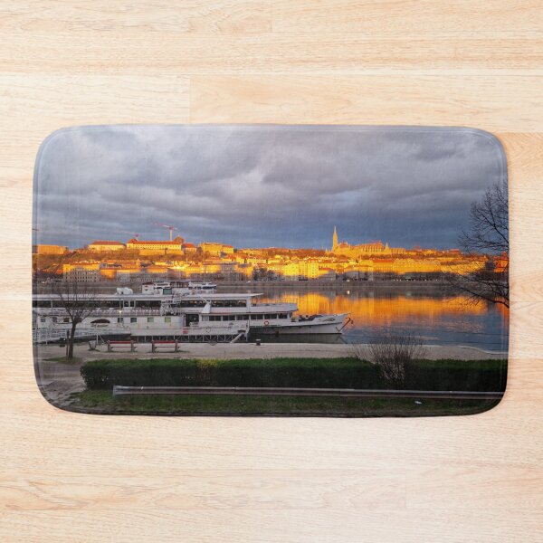 Item preview, Budapest Sunrise with Danube and Cloudy Sky designed and sold by Gaboro.