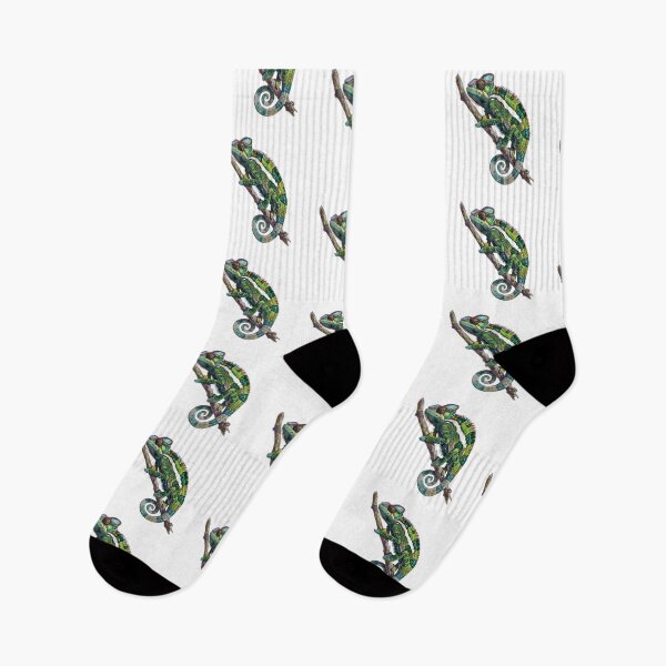 Item preview, Panther chameleon clings to a branch, bright and beautiful colors. #3 designed and sold by kizenya.