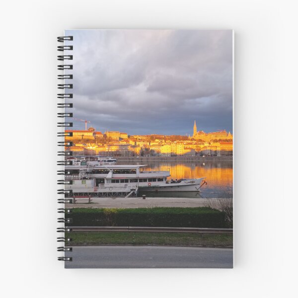 Item preview, Budapest Sunrise with Danube and Cloudy Sky designed and sold by Gaboro.