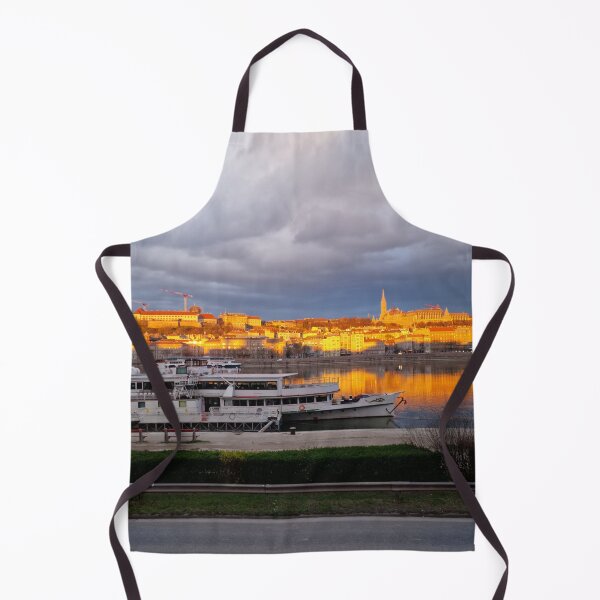Item preview, Budapest Sunrise with Danube and Cloudy Sky designed and sold by Gaboro.