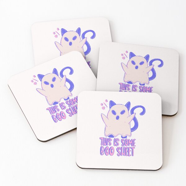 Item preview, Cute Angry Ghost - This is Some Boo Sheet  designed and sold by Jess.a.creates.
