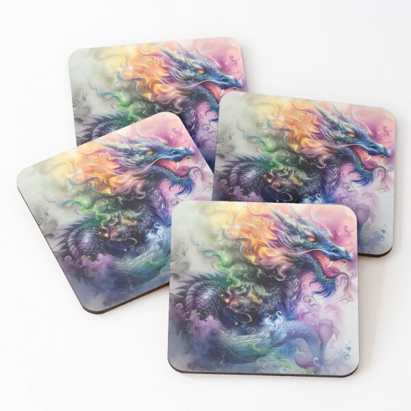 Item preview, Year of the Dragon: Psychedelic Fantasy - Rainbow Dragon designed and sold by Fantasy Masterpiece.