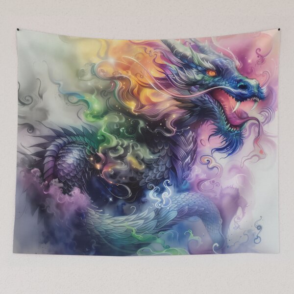 Item preview, Year of the Dragon: Psychedelic Fantasy - Rainbow Dragon designed and sold by Fantasy Masterpiece.