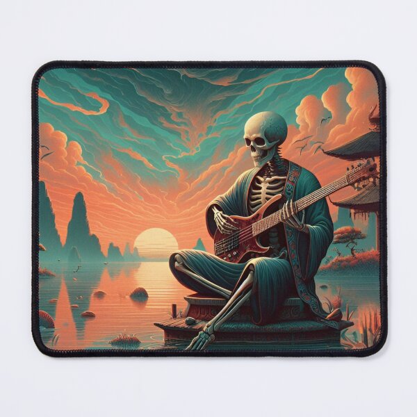 Item preview, Skeleton playing guitar designed and sold by Crazy B Loco.