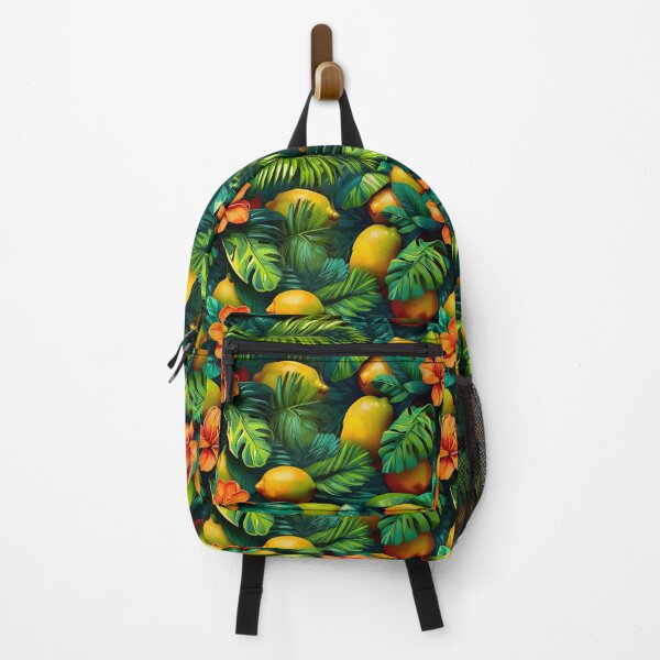 Item preview, Tropical Floral Lemons Leaves Citrus Patterns designed and sold by MindWave THC.