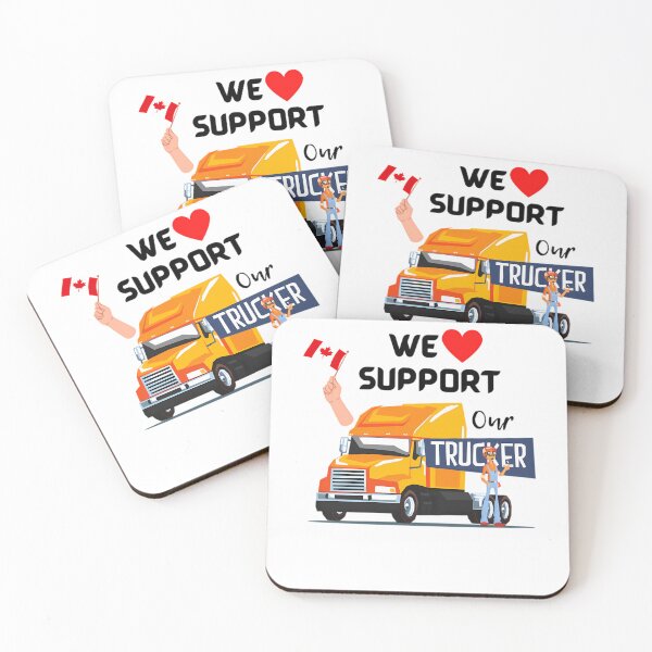 Item preview, We Support Our Truckers  Let's Get Our Freedom Back designed and sold by DavidWilson2201.