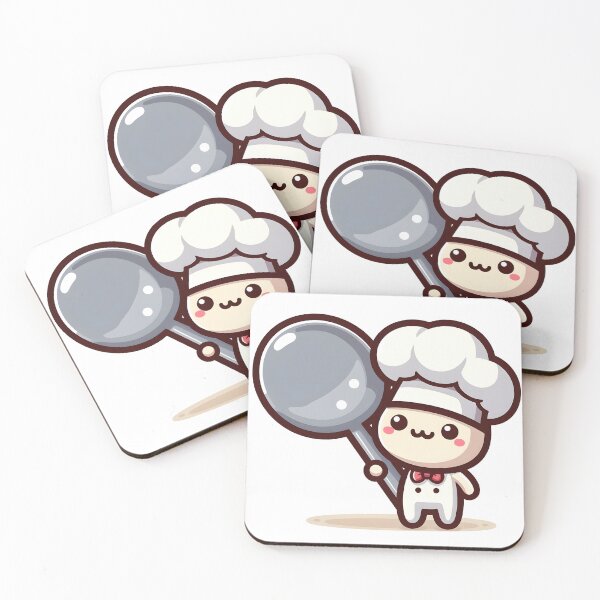 Item preview, Kawaii Baker With Baker'S Cap designed and sold by CanvasCutie.