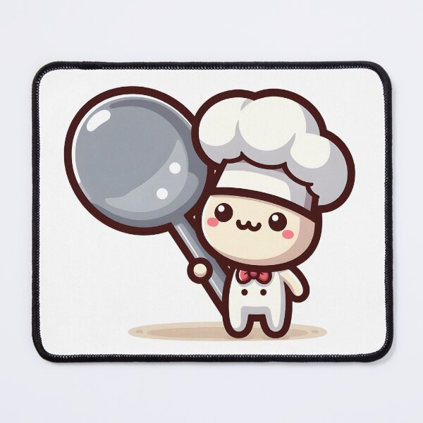 Item preview, Kawaii Baker With Baker'S Cap designed and sold by CanvasCutie.
