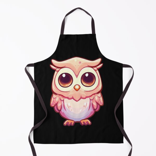 Item preview, Sweet Cute Little Snowy Barred Owl Pink Style Kawaii Big Eyes Night Life designed and sold by Cr320.