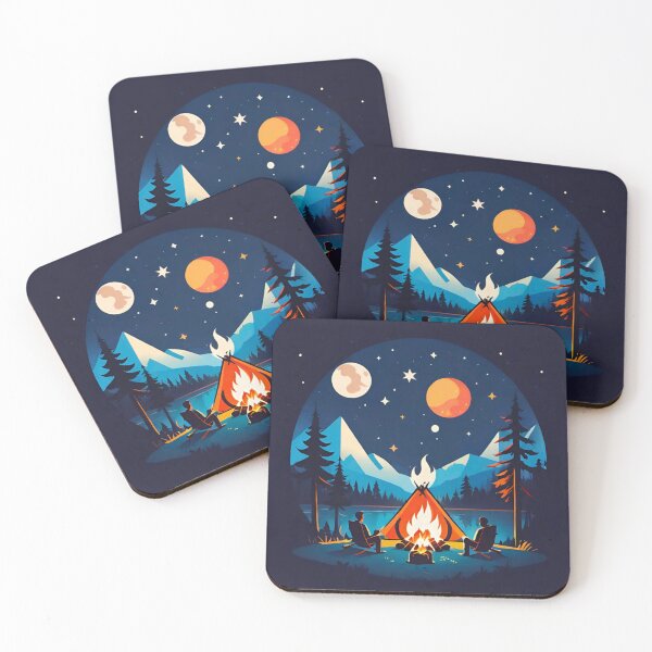 Item preview, Nighttime Campfire Chatter: Cozy Peacefulness designed and sold by GrizzlyCollective.