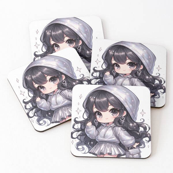 Item preview, Cute Kawaii Girl designed and sold by Palmyr.