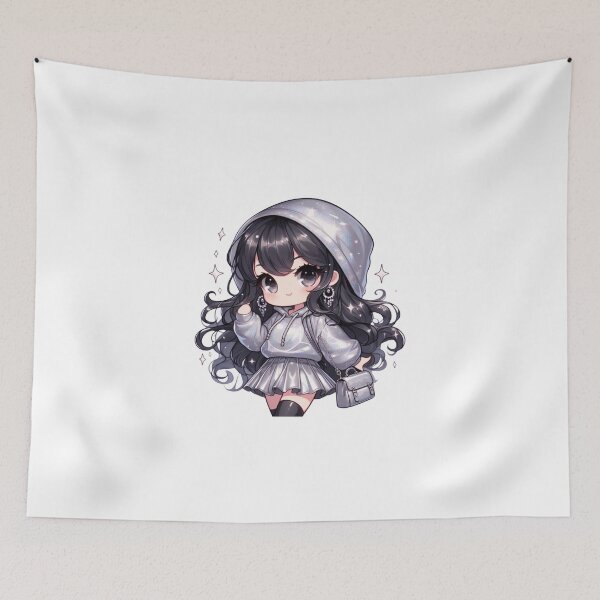 Item preview, Cute Kawaii Girl designed and sold by Palmyr.
