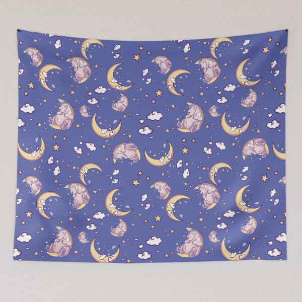 Item preview, Bearly Awake seamless pattern - Good night Bear pun  designed and sold by SPIRIMAL.