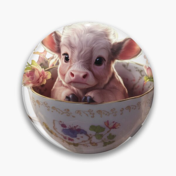 Item preview, Teacup cow designed and sold by Darcie Smith.