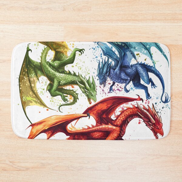 Item preview, Three Dragons In Battle: Cinematic Dragon Fantasy designed and sold by Fantasy Masterpiece.