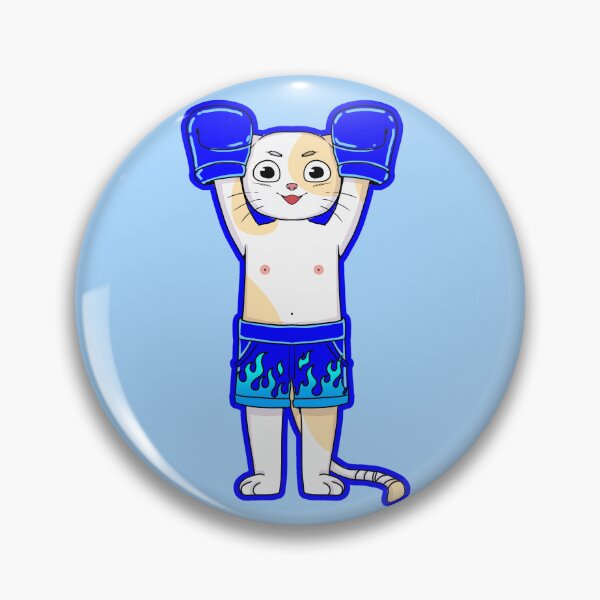 Item preview, Cat boxer blue designed and sold by YokoSauonji12.