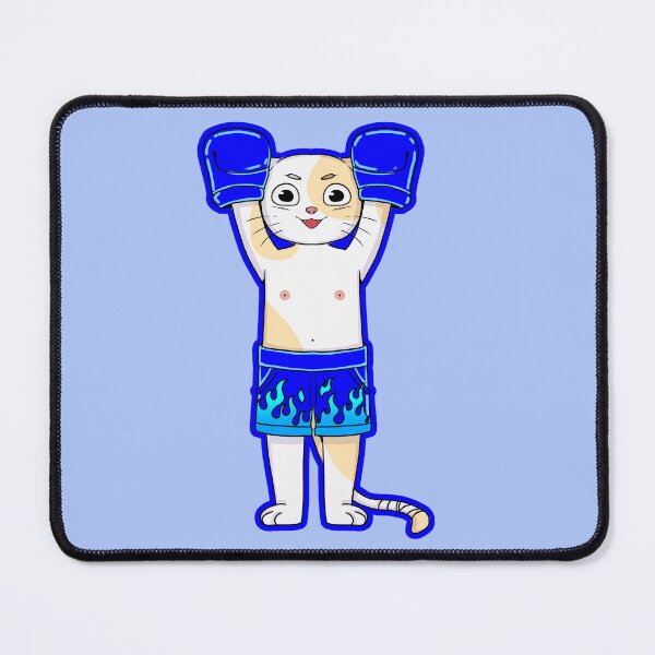 Item preview, Cat boxer blue designed and sold by YokoSauonji12.