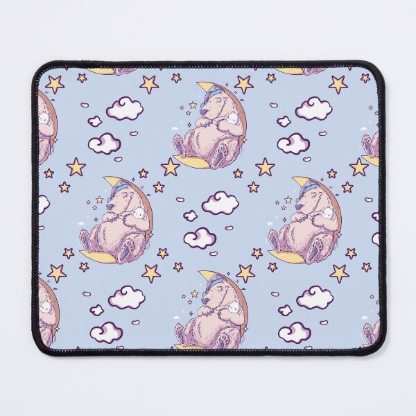 Item preview, Bears Serene Naptime seamless pattern - Good night Bear pun designed and sold by SPIRIMAL.