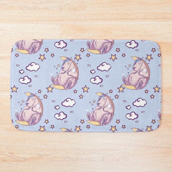 Item preview, Bears Serene Naptime seamless pattern - Good night Bear pun  designed and sold by SPIRIMAL.