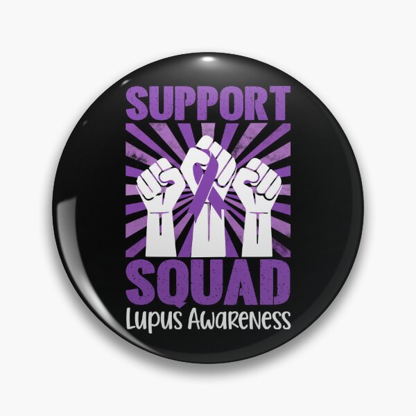 Item preview, Lupus Support Squad Lupus Awareness Purple Ribbon designed and sold by stylesip.