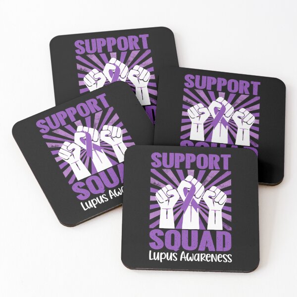 Item preview, Lupus Support Squad Lupus Awareness Purple Ribbon designed and sold by stylesip.