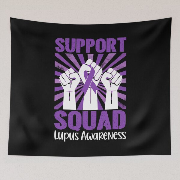 Item preview, Lupus Support Squad Lupus Awareness Purple Ribbon designed and sold by stylesip.