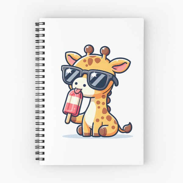 Item preview, Kawaii Giraffe With Sunglasses designed and sold by CanvasCutie.