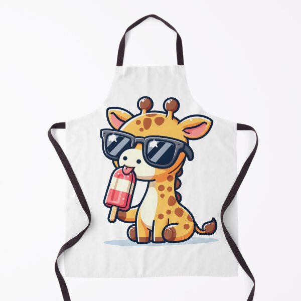 Item preview, Kawaii Giraffe With Sunglasses designed and sold by CanvasCutie.