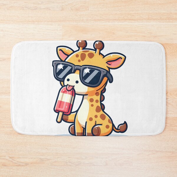 Item preview, Kawaii Giraffe With Sunglasses designed and sold by CanvasCutie.
