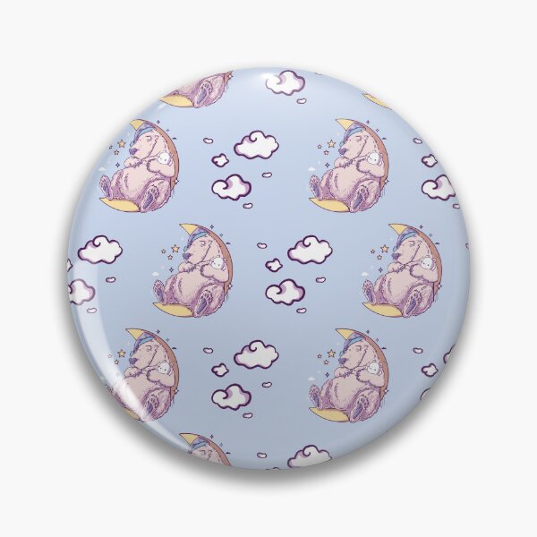 Item preview, Sleeping bear seamless pattern - Good night Bear pun  designed and sold by SPIRIMAL.