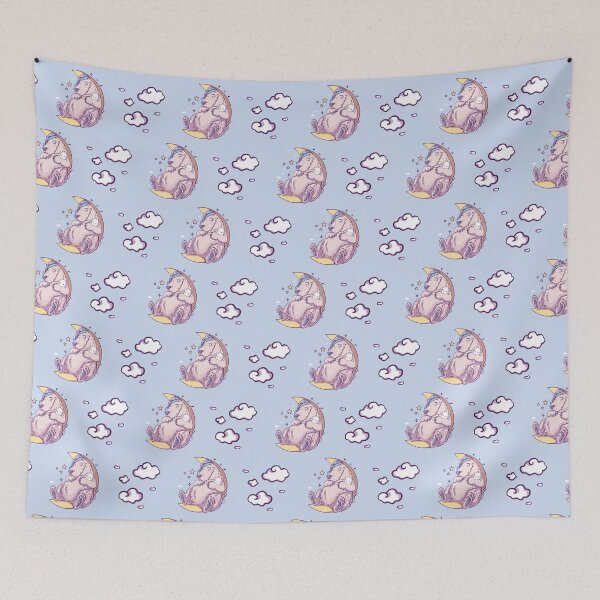Item preview, Sleeping bear seamless pattern - Good night Bear pun  designed and sold by SPIRIMAL.