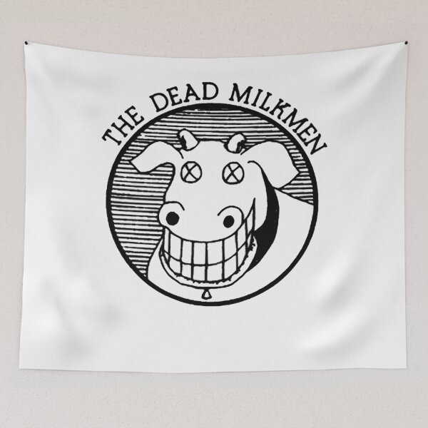 Item preview, Dead Milkmen Cow Logo White Licensed Adult Cow designed and sold by ThomaLound5.