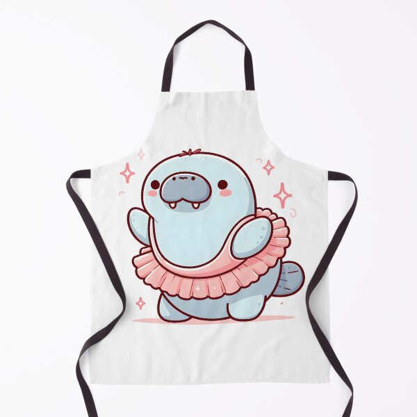 Item preview, Kawaii Manatee With A Tutu designed and sold by CanvasCutie.
