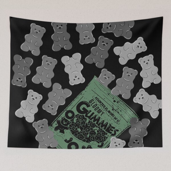 Item preview, Gloomy Gummy bears designed and sold by MonochromeEcho.
