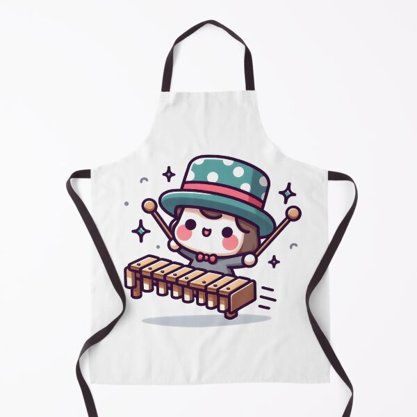 Item preview, Kawaii Xylophonist With Polka-Dot Hat designed and sold by CanvasCutie.