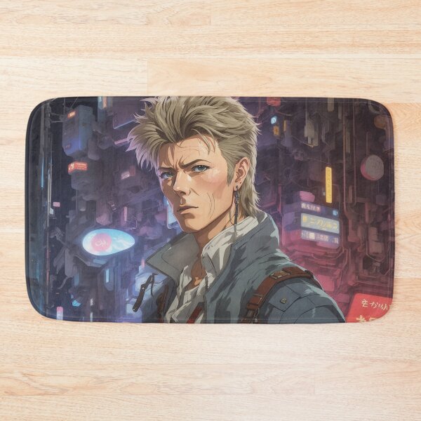 Item preview, David Bowie anime fan art, Blade runner universe, cyberpunk designed and sold by Eve Orea.