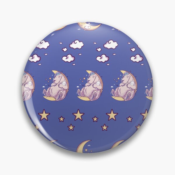Item preview, Beary Sweet Dreams seamless pattern - Good night Bear pun  designed and sold by SPIRIMAL.