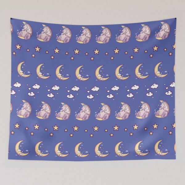 Item preview, Beary Sweet Dreams seamless pattern - Good night Bear pun  designed and sold by SPIRIMAL.