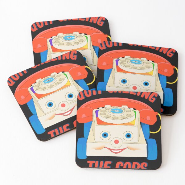 Item preview, Quit Calling The Cops - The Peach Fuzz designed and sold by HarrietBray.