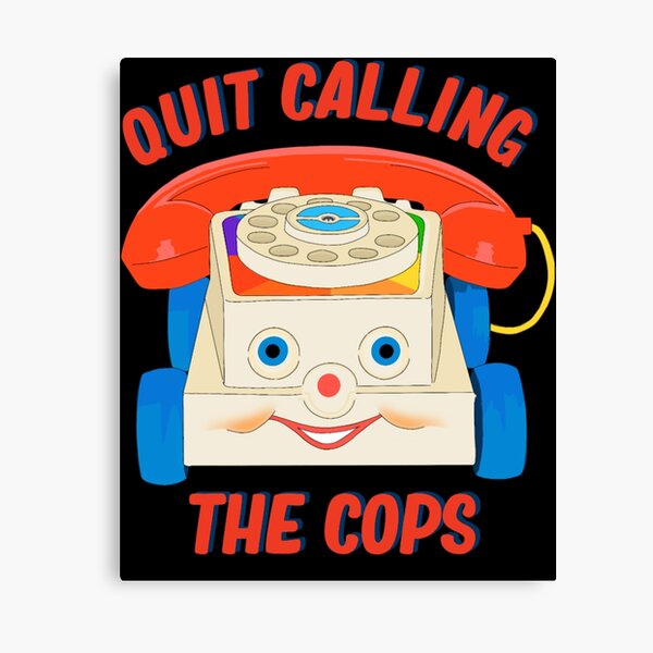 Item preview, Quit Calling The Cops - The Peach Fuzz designed and sold by HarrietBray.