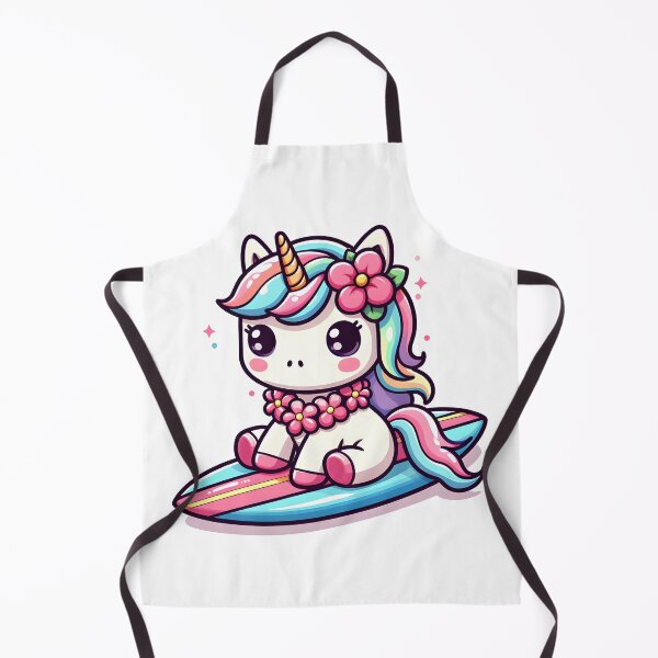 Item preview, Kawaii Adorable Unicorn: A Flower Lei designed and sold by CanvasCutie.