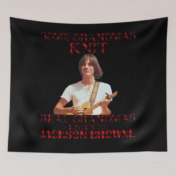 Item preview, Some Grandmas Knit Real Grandmas Listen To Jackson Browne designed and sold by GiovanWeijland.