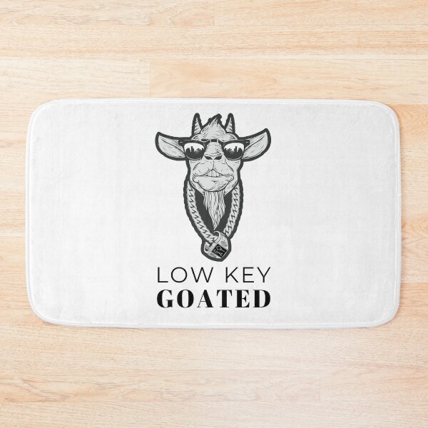 Item preview, Low Key Goated Goat Funny Aesthetic Meme designed and sold by DigitalLegends1.