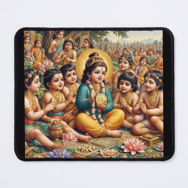Item preview, Child krishna with btc,BTC,Bitcoin,Bitcoin Art,Btc India  god designed and sold by 1SINGHA.